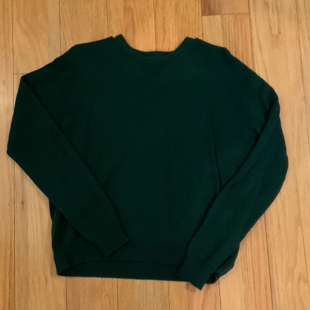 Emerald green sweater